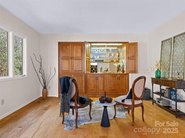 10 Clubside Dr, Asheville, NC 28804 - living area with light wood-type flooring and baseboards