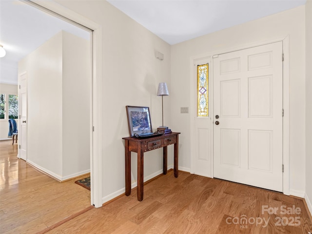 10 Clubside Dr, Asheville, NC 28804 - entryway featuring light wood-style flooring and baseboards