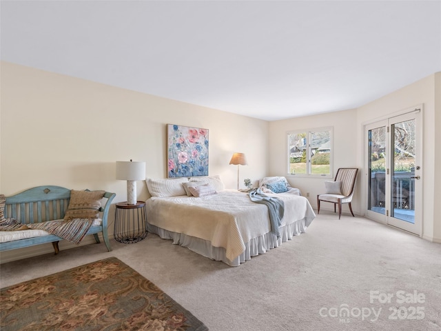 10 Clubside Dr, Asheville, NC 28804 - carpeted bedroom with access to outside