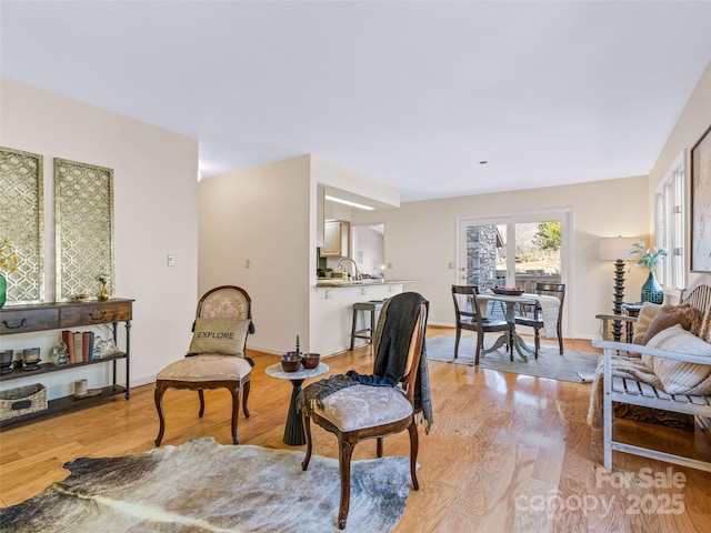 10 Clubside Dr, Asheville, NC 28804 - living area with light wood finished floors and baseboards