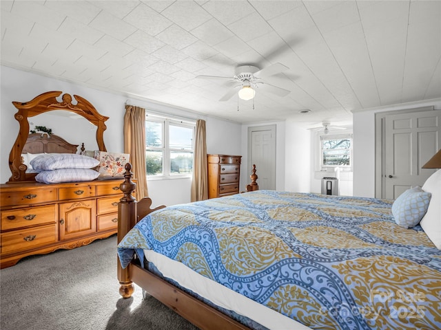 266 Hudlow Rd, Forest City, NC 28043 - carpeted bedroom with ceiling fan