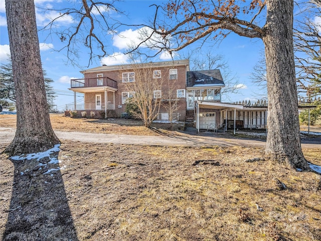 266 Hudlow Rd, Forest City, NC 28043 - view of front of property with a balcony