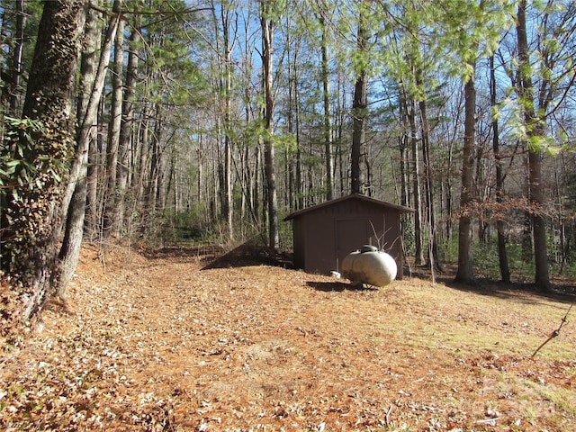 view of outdoor structure