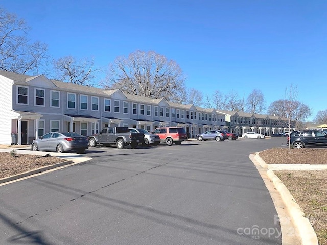 view of parking / parking lot