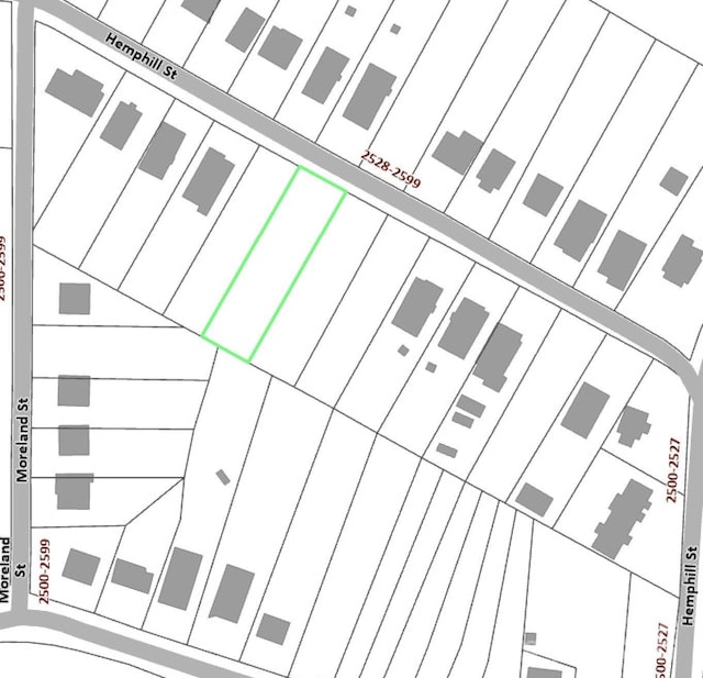 2557 Hemphill St, Charlotte NC, 28208 land for sale