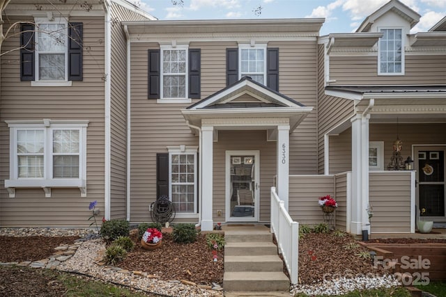 view of townhome / multi-family property