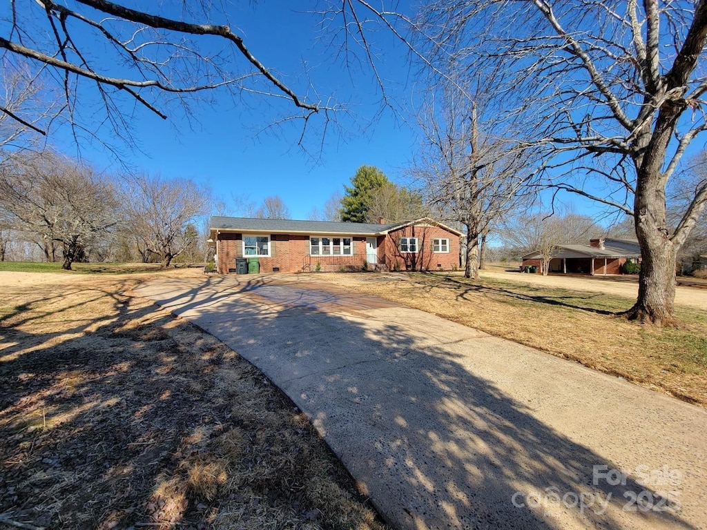 view of ranch-style house