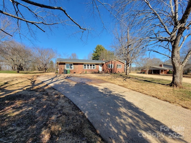 view of ranch-style house