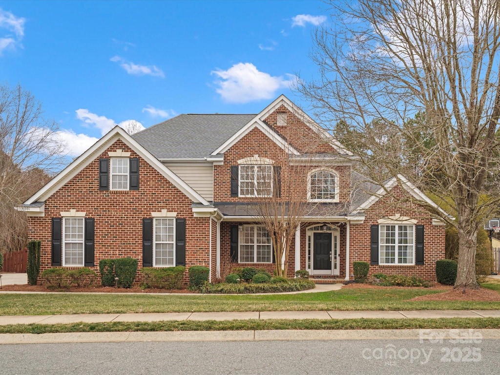 view of front property with a front yard