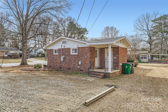 view of bungalow