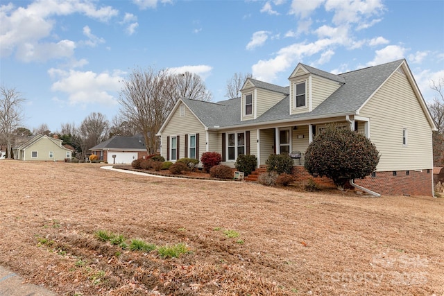 cape cod-style house with a porch