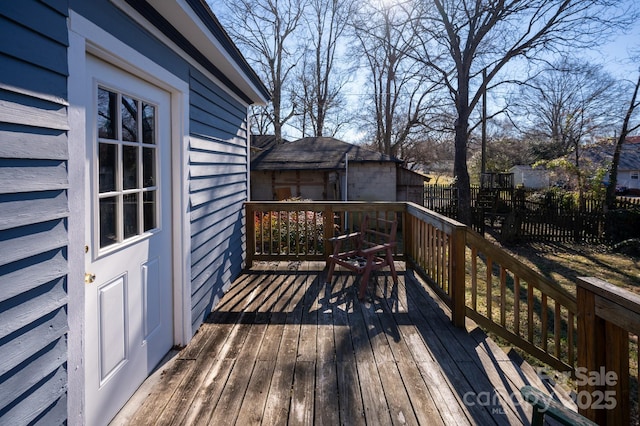 view of deck