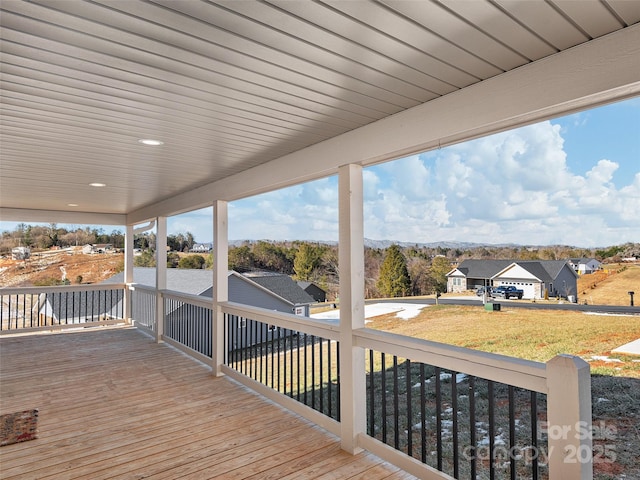 view of deck