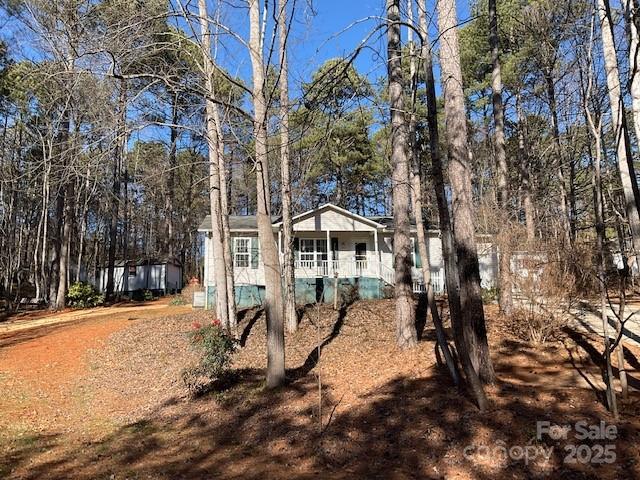 view of front of house with a porch