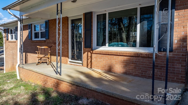 view of patio with covered porch