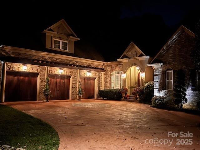 craftsman-style home featuring a garage