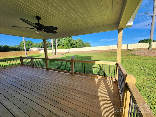 8078 Blackwood Rd, Denver, NC 28037 - deck with a ceiling fan