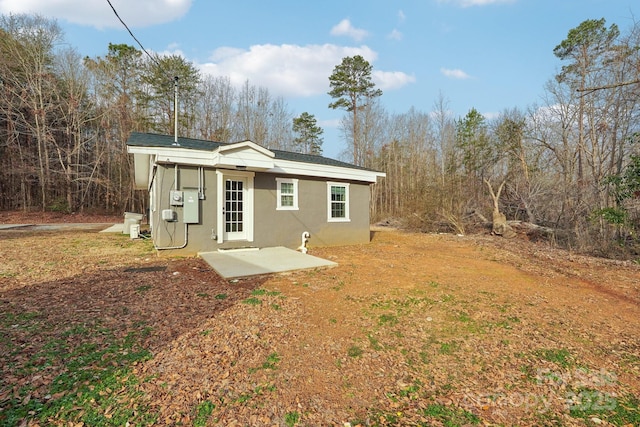 view of rear view of property