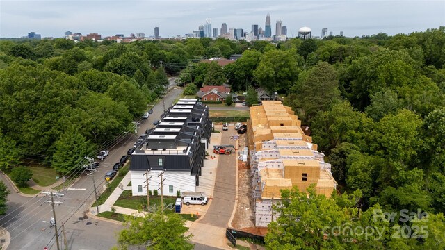 2530 Weddington Ave Unit 12, Charlotte, NC 28204 - drone / aerial view of a view of skyline