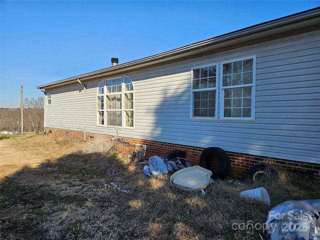 view of side of property