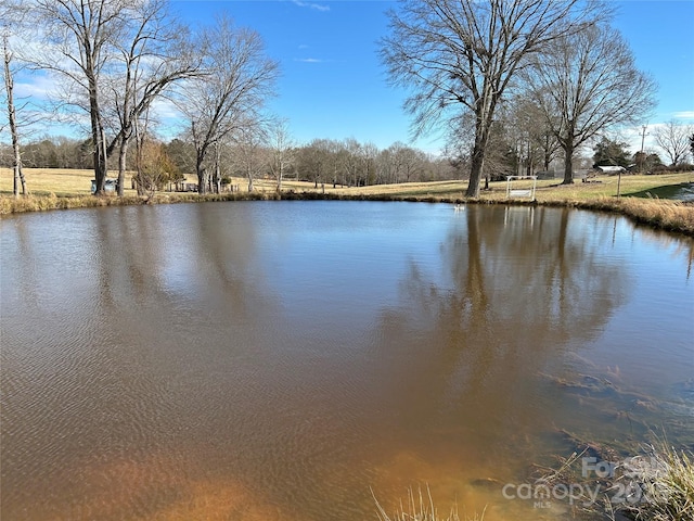 view of water feature