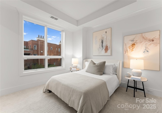 bedroom with carpet flooring