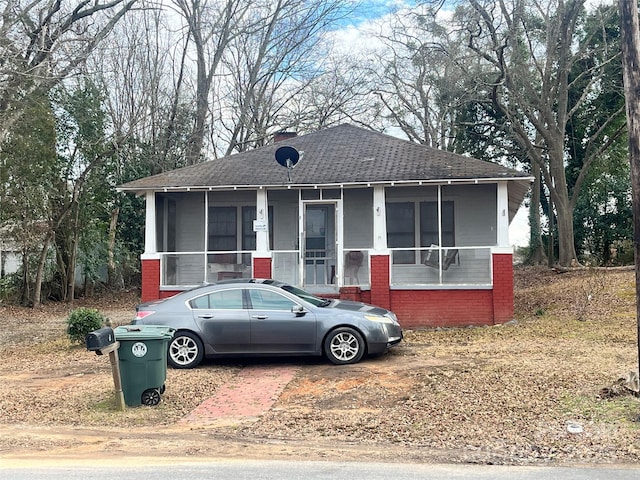 1 Catawba Ave, Great Falls, SC 29055 - view of front of house featuring a sunroom