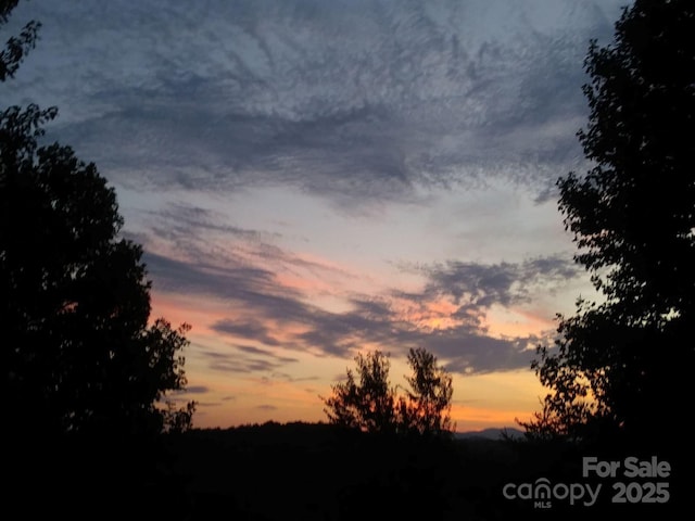 view of nature at dusk