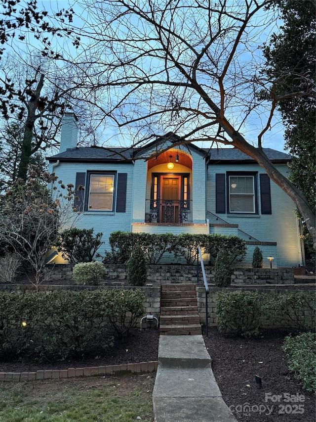 view of bungalow-style house