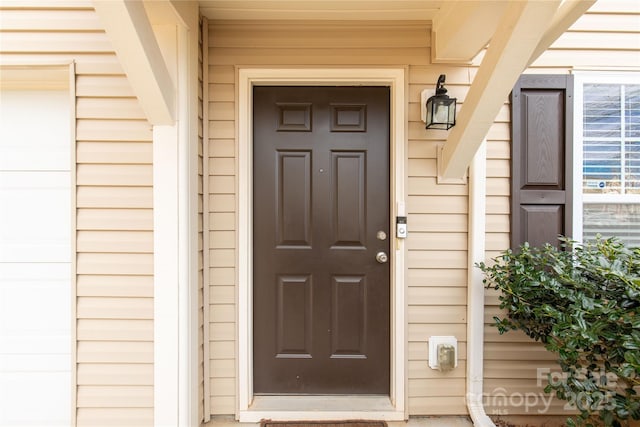 view of entrance to property