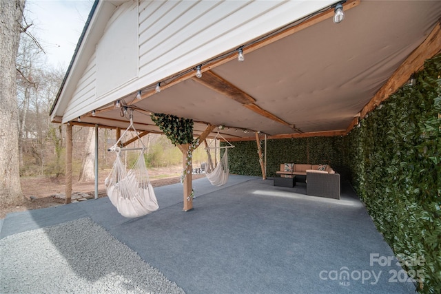 view of patio / terrace featuring outdoor lounge area