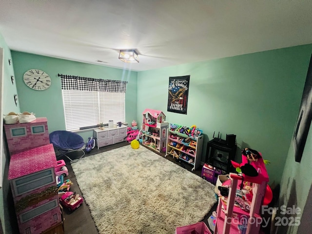 bedroom with carpet floors