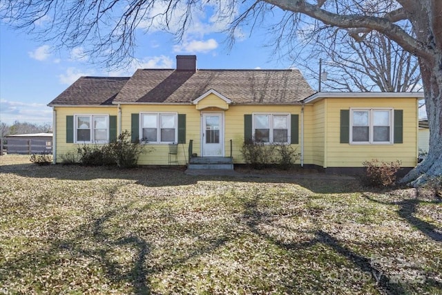 view of ranch-style home