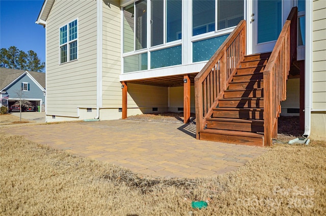 rear view of house featuring a patio area