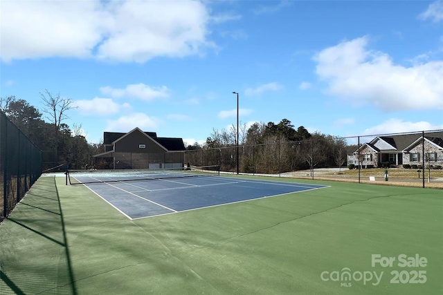 view of sport court