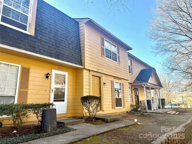 view of front of home