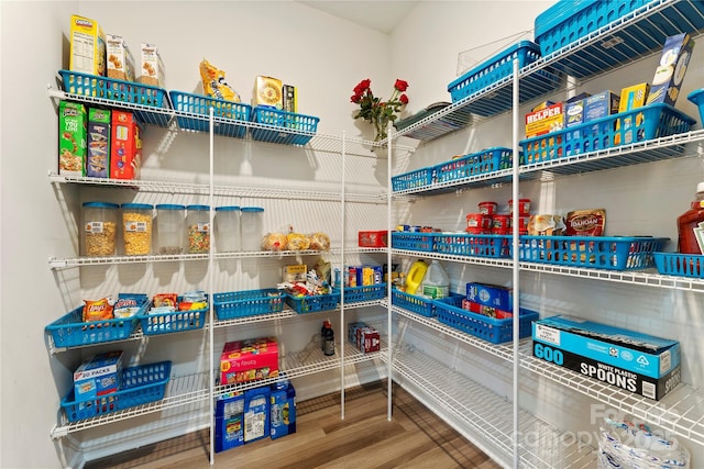 view of pantry