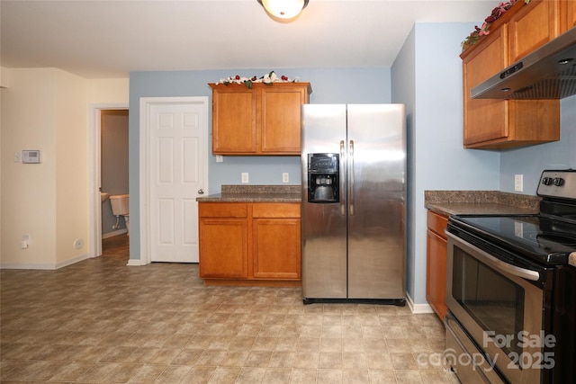 kitchen featuring stainless steel appliances