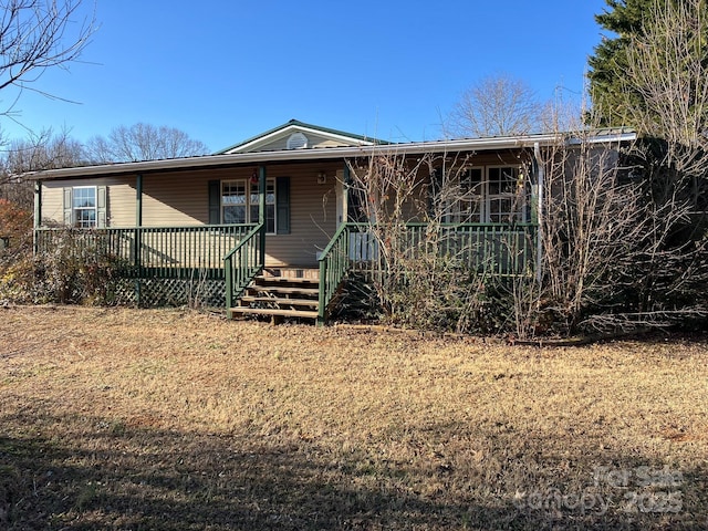 view of front of property