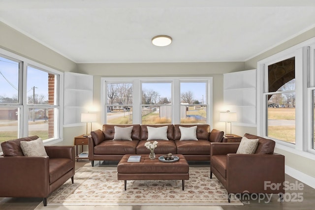 sunroom / solarium featuring a wealth of natural light