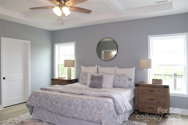 418 Huntington Woods St SE, Lenoir, NC 28645 - bedroom with wood finished floors and ceiling fan