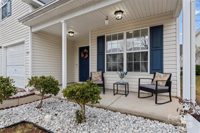 entrance to property with covered porch