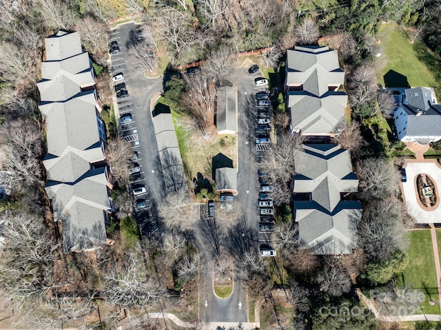 bird's eye view featuring a residential view