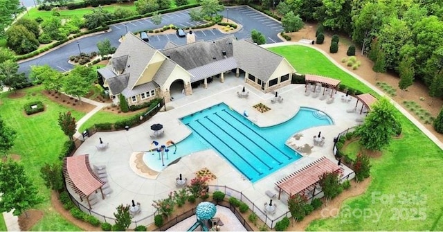 bird's eye view