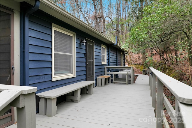 view of deck