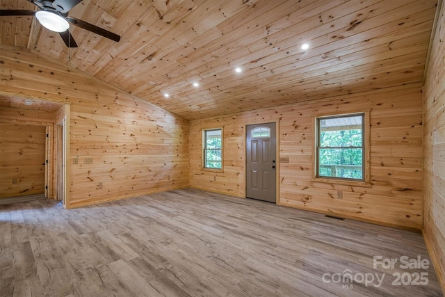 3161 Morganton Furniture Rd, Valdese, NC 28690 - additional living space with a ceiling fan, a healthy amount of sunlight, wood ceiling, and lofted ceiling