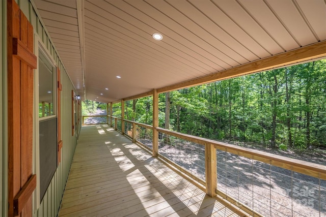 3161 Morganton Furniture Rd, Valdese, NC 28690 - view of wooden terrace