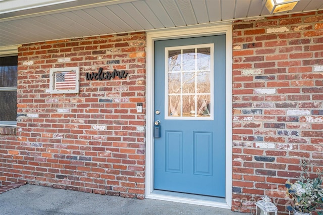 view of entrance to property