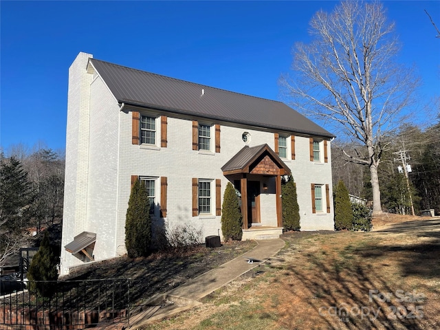 view of colonial-style house