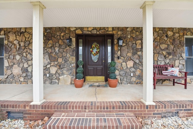 view of entrance to property